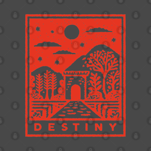 Destiny's Path Vintage Fantasy Art Graphic by TuncGK