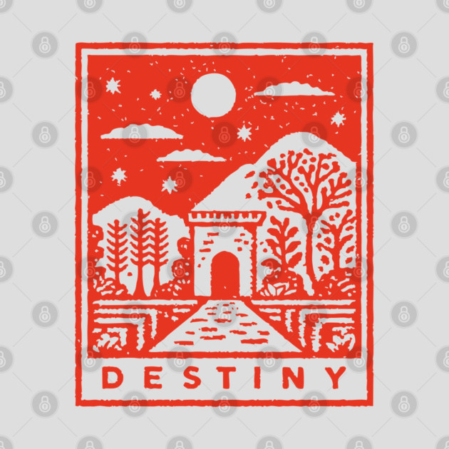 Destiny's Path Vintage Fantasy Art Graphic by TuncGK