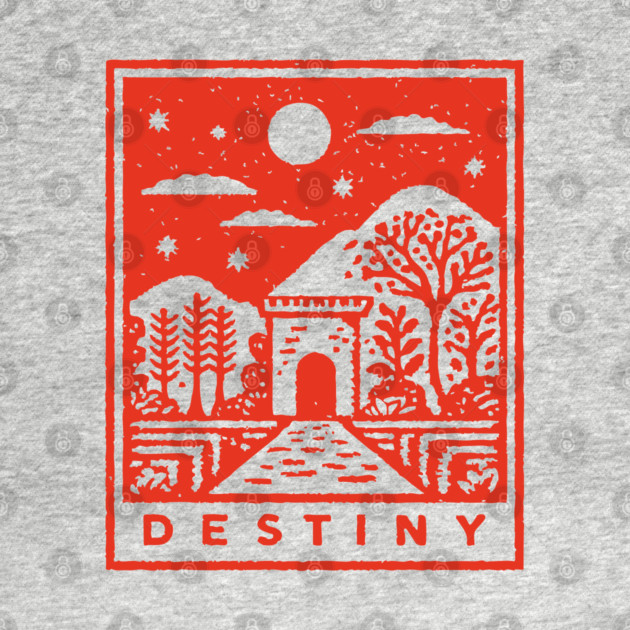 Destiny's Path Vintage Fantasy Art Graphic by TuncGK