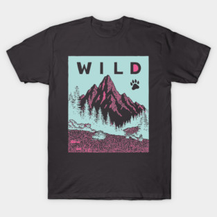 Go Wild Mountains Nature Adventure Graphic T-Shirt