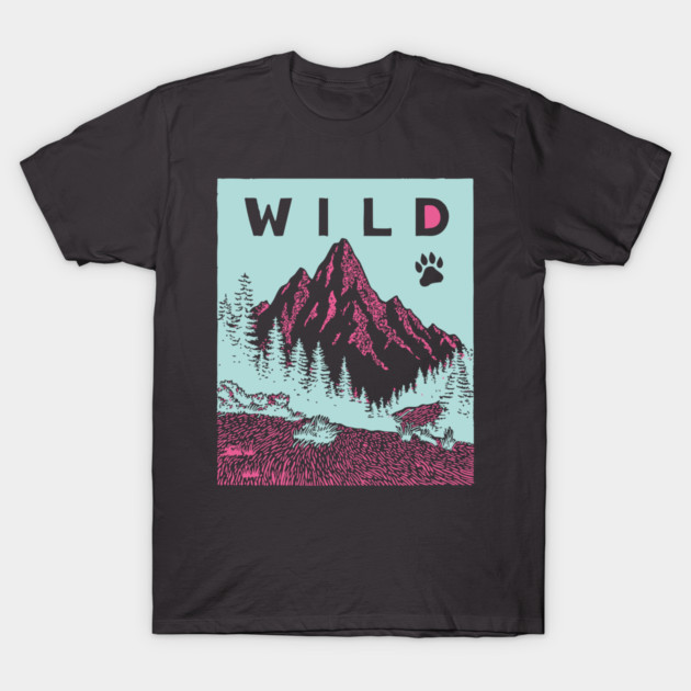 Go Wild Mountains Nature Adventure Graphic T-Shirt by TuncGK