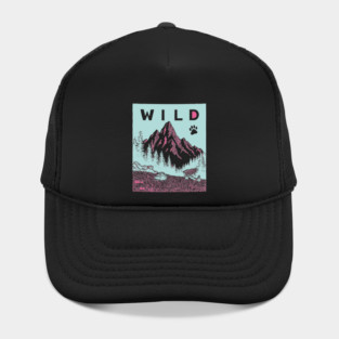 Go Wild Mountains Nature Adventure Graphic Hat