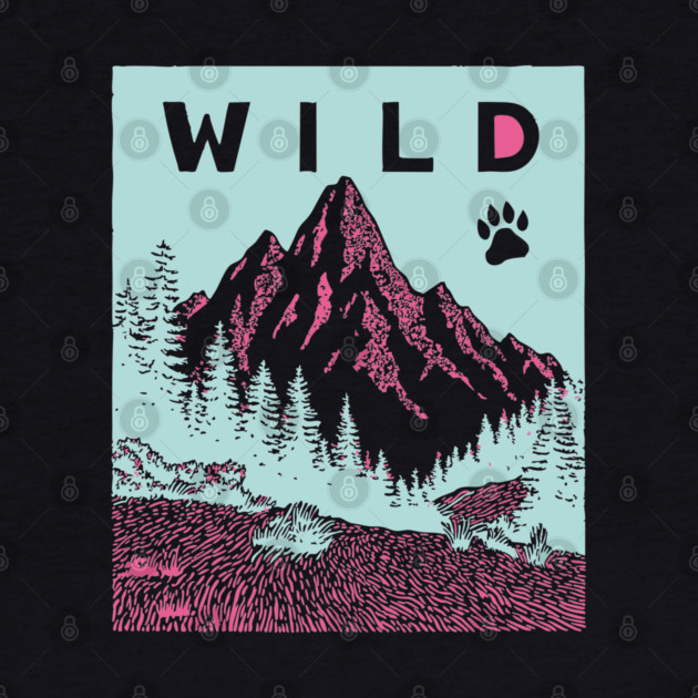 Go Wild Mountains Nature Adventure Graphic by TuncGK