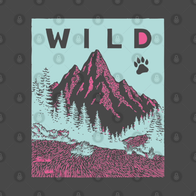 Go Wild Mountains Nature Adventure Graphic by TuncGK