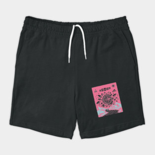 Mystical Chaos Compass Tarot Card Graphic Shorts