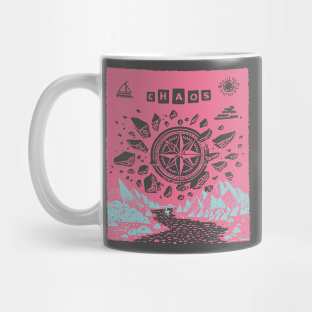 Mystical Chaos Compass Tarot Card Graphic by TuncGK