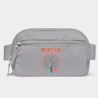Winter Tree of Life Vintage Botanical Art Bag