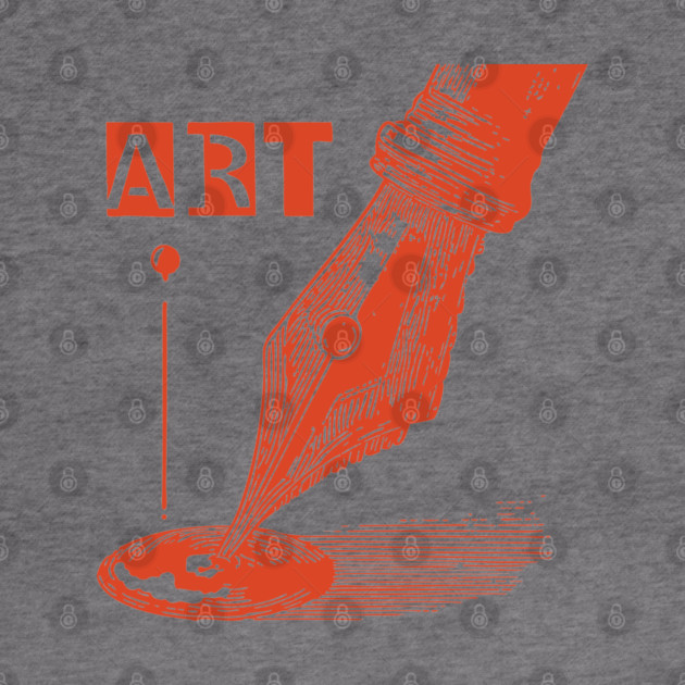 Vintage Fountain Pen for Writers Dark Academia Art by TuncGK