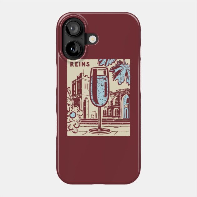 Art Deco Champagne Cocktail Vintage Poster Phone Case by TuncGK