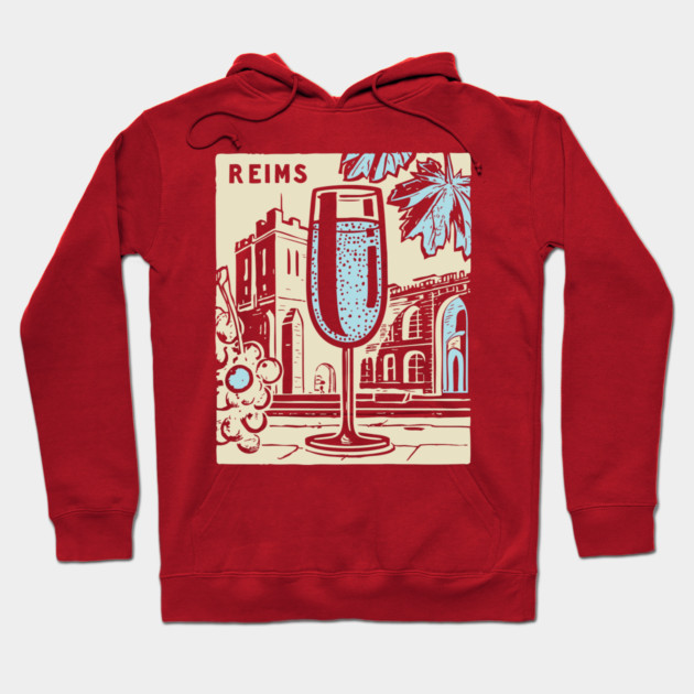 Art Deco Champagne Cocktail Vintage Poster Hoodie by TuncGK