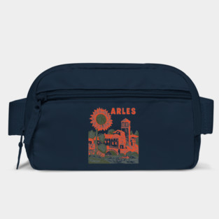 Arles Sunflower Van Gogh Style Vintage Art Bag