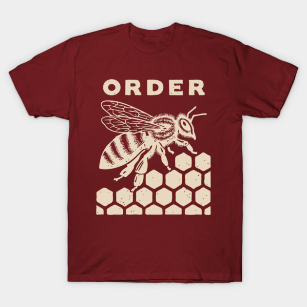 The Natural Order Bee and Honeycomb Graphic T-Shirt by TuncGK