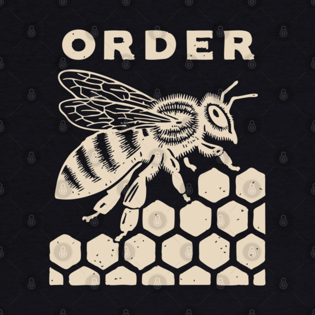 The Natural Order Bee and Honeycomb Graphic by TuncGK
