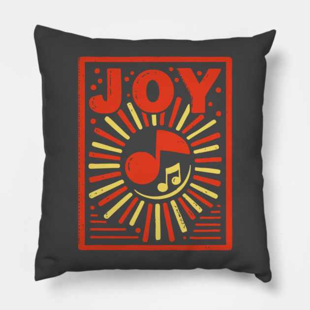 Retro Sunburst of Joy - Smiley Face Vintage 70s Graphic Pillow by TuncGK
