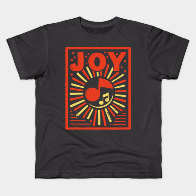 Retro Sunburst of Joy - Smiley Face Vintage 70s Graphic Kids T-Shirt by TuncGK