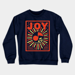 Retro Sunburst of Joy - Smiley Face Vintage 70s Graphic Crewneck Sweatshirt