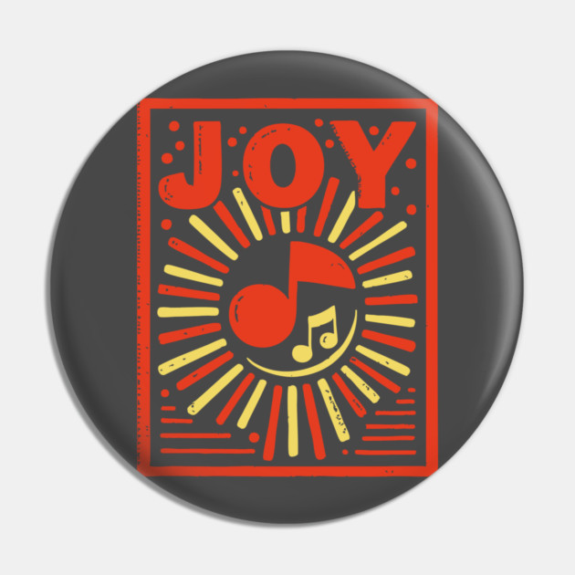 Retro Sunburst of Joy - Smiley Face Vintage 70s Graphic Pin by TuncGK