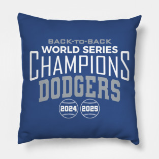 Dodgers 2025 World Series Champions Pillow
