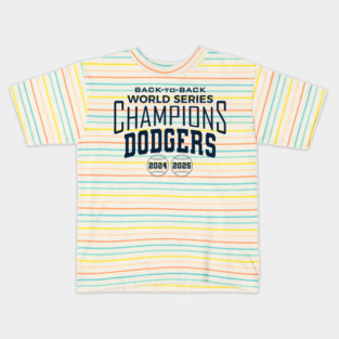 Dodgers 2025 World Series Champions Kids T-Shirt