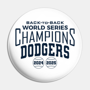 Dodgers 2025 World Series Champions Pin
