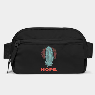 Hope Is a Feather Vintage Poet Graphic Bag
