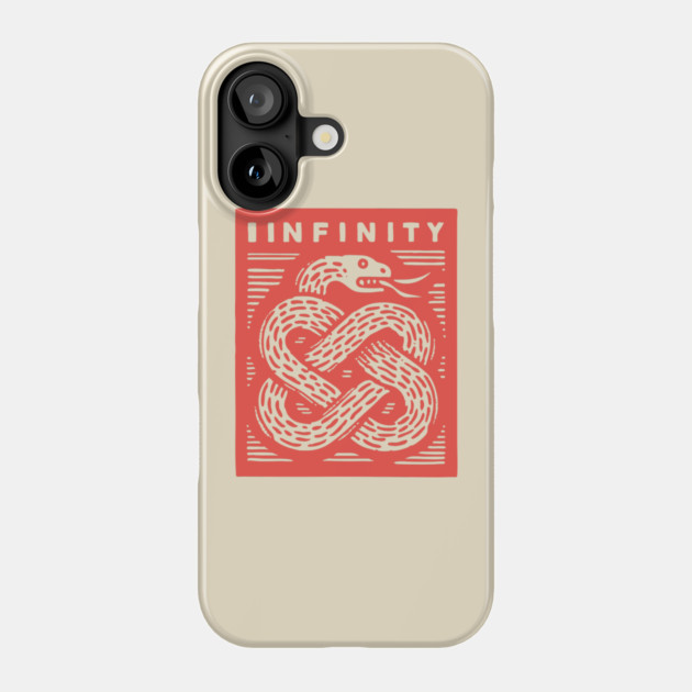 Infinity Knot Ouroboros Serpent Mystical Symbol Phone Case by TuncGK
