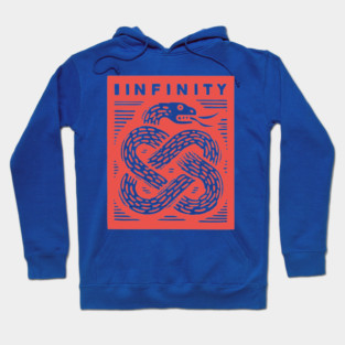 Infinity Knot Ouroboros Serpent Mystical Symbol Hoodie