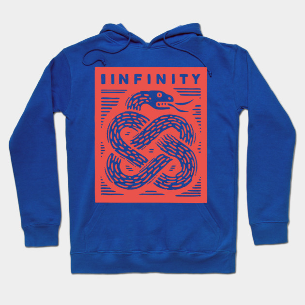 Infinity Knot Ouroboros Serpent Mystical Symbol Hoodie by TuncGK