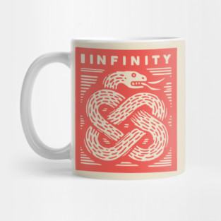 Infinity Knot Ouroboros Serpent Mystical Symbol Mug