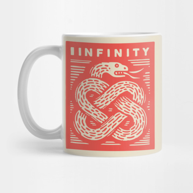 Infinity Knot Ouroboros Serpent Mystical Symbol by TuncGK