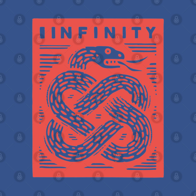 Infinity Knot Ouroboros Serpent Mystical Symbol by TuncGK