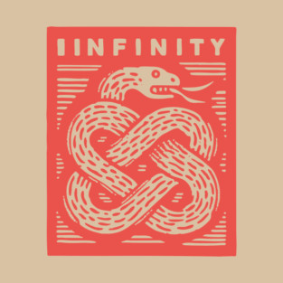 Infinity Knot Ouroboros Serpent Mystical Symbol T-Shirt