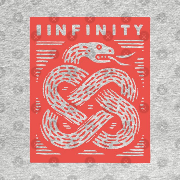 Infinity Knot Ouroboros Serpent Mystical Symbol by TuncGK