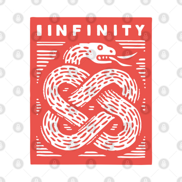 Infinity Knot Ouroboros Serpent Mystical Symbol by TuncGK