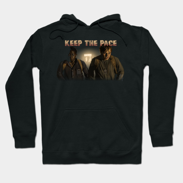 The Long Walk: Keep the Pace Hoodie by 51Deesigns