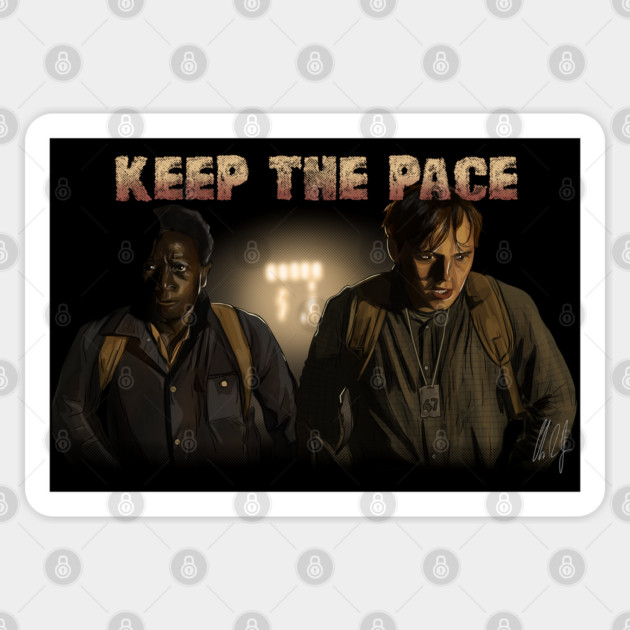 The Long Walk: Keep the Pace Sticker by 51Deesigns
