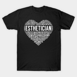 Esthetician Heart T-Shirt