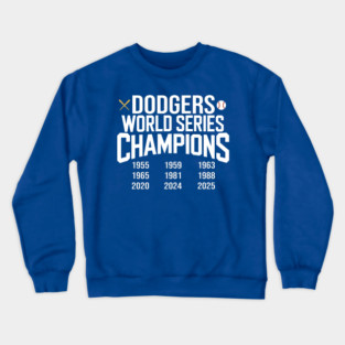dodgers World Series Champion Crewneck Sweatshirt