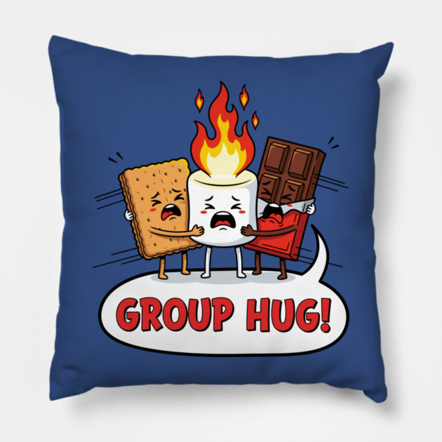 Group Hug Pillow by enrynz
