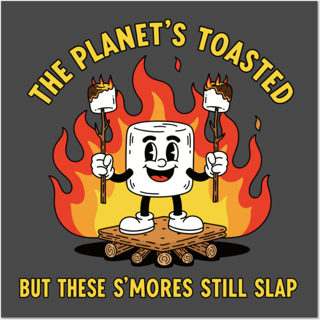 The Planet's Toasted Wall Art by enrynz