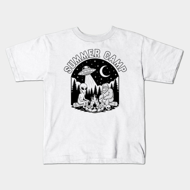 Summer Camp Kids T-Shirt by enrynz