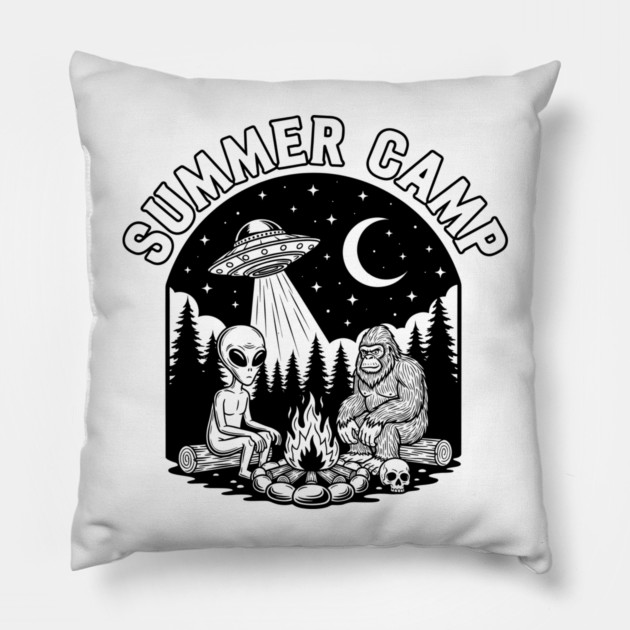 Summer Camp Pillow by enrynz