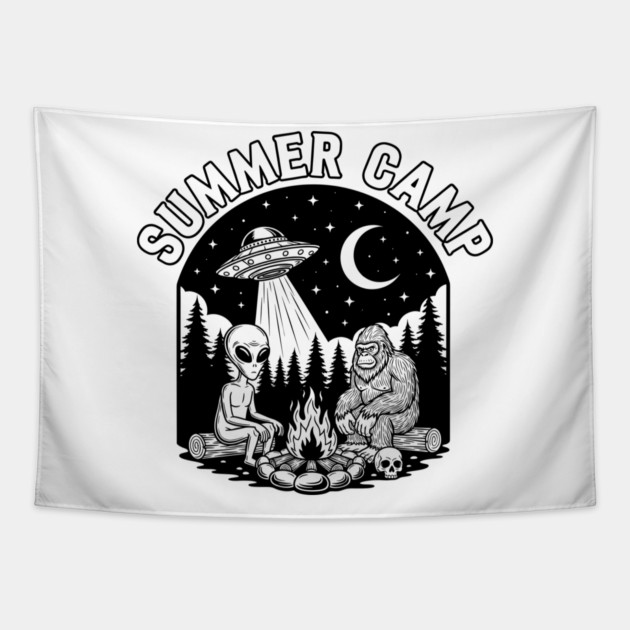 Summer Camp Tapestry by enrynz