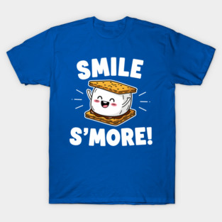 Smile S'more Funny Camping Treat T-Shirt