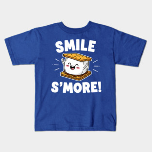 Smile S'more Funny Camping Treat Kids T-Shirt