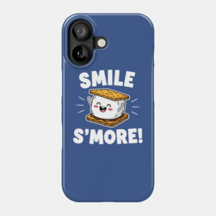 Smile S'more Funny Camping Treat Phone Case