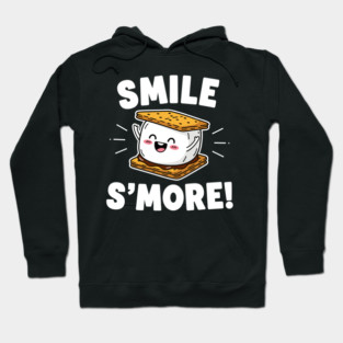 Smile S'more Funny Camping Treat Hoodie