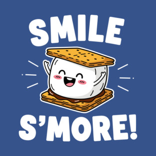 Smile S'more Funny Camping Treat T-Shirt