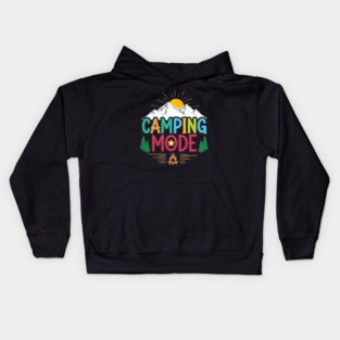 Camping Mode Kids Hoodie
