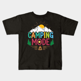 Camping Mode Kids T-Shirt